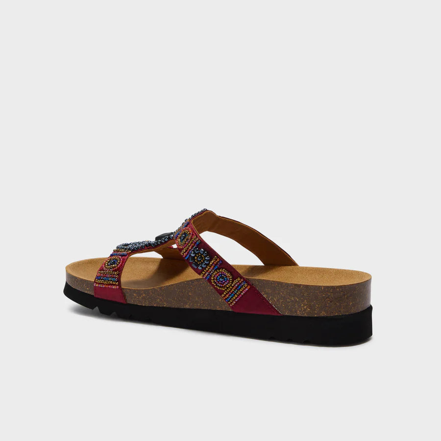 SCHOLL NEW BOGOTA WEDGE BORDEAUX