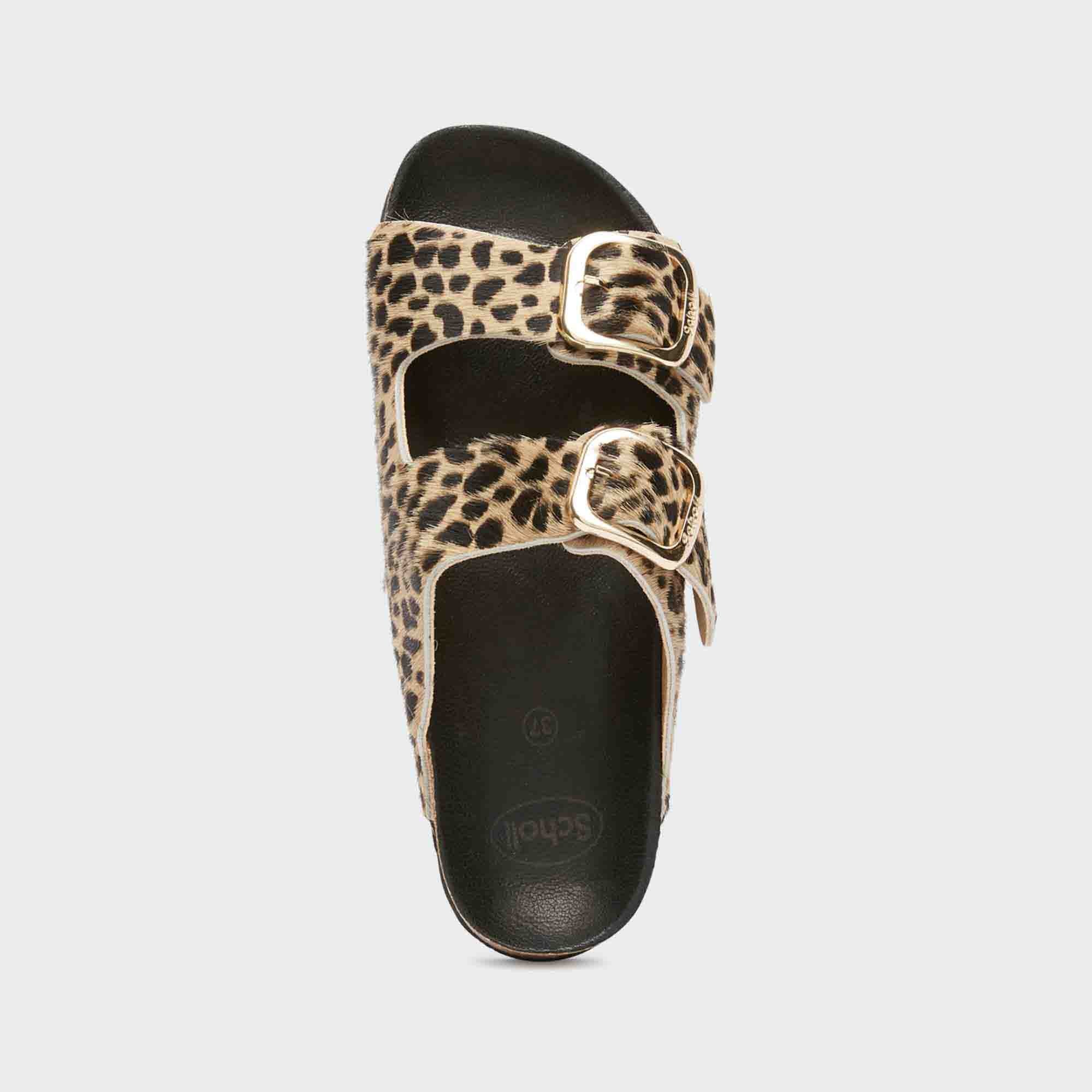 SCHOLL SABOT NOELLE LEOPARDO