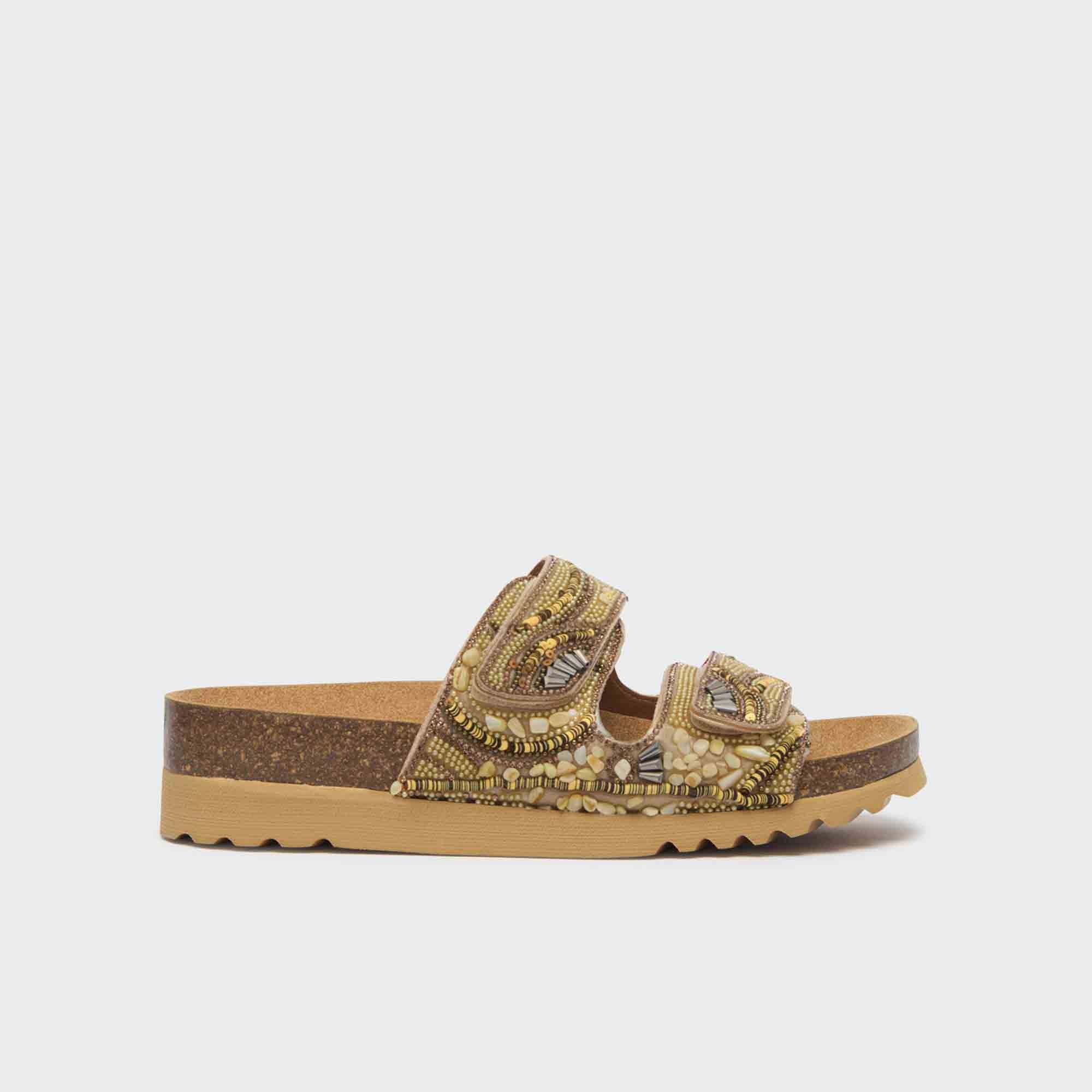 SCHOLL LISBOA 2 STRAPS BEIGE