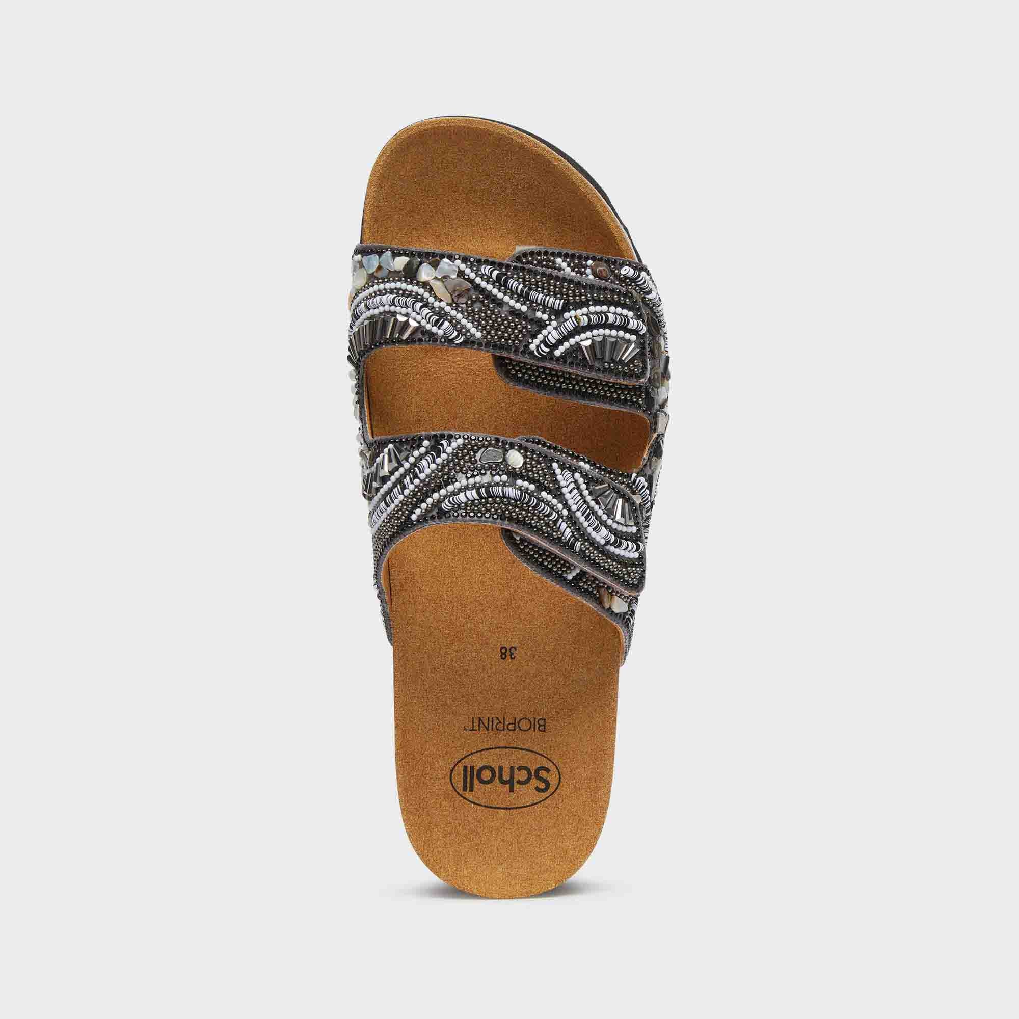 SCHOLL LISBOA 2 STRAPS NERO