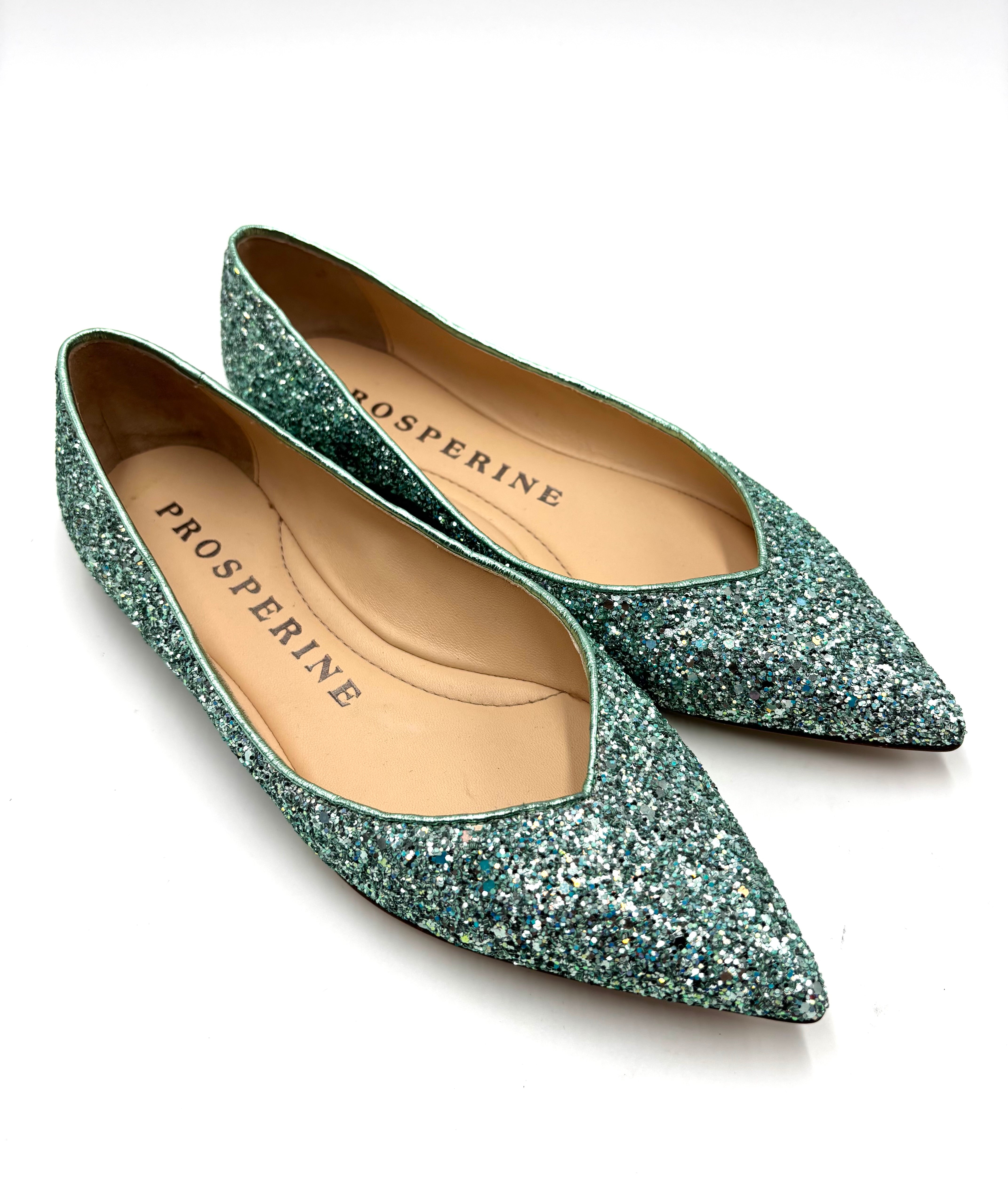 PROSPERINE FLAT 7820 GLITTER ACQUA
