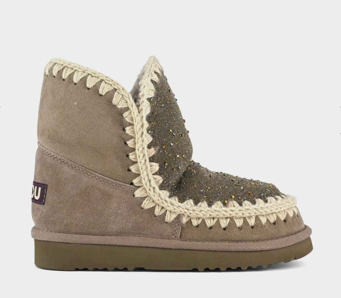 MOU ESKIMO 18 HOTFIX ELGREY MICRO PIETRE GLITTER GRIGIO CHIARO TORTORA