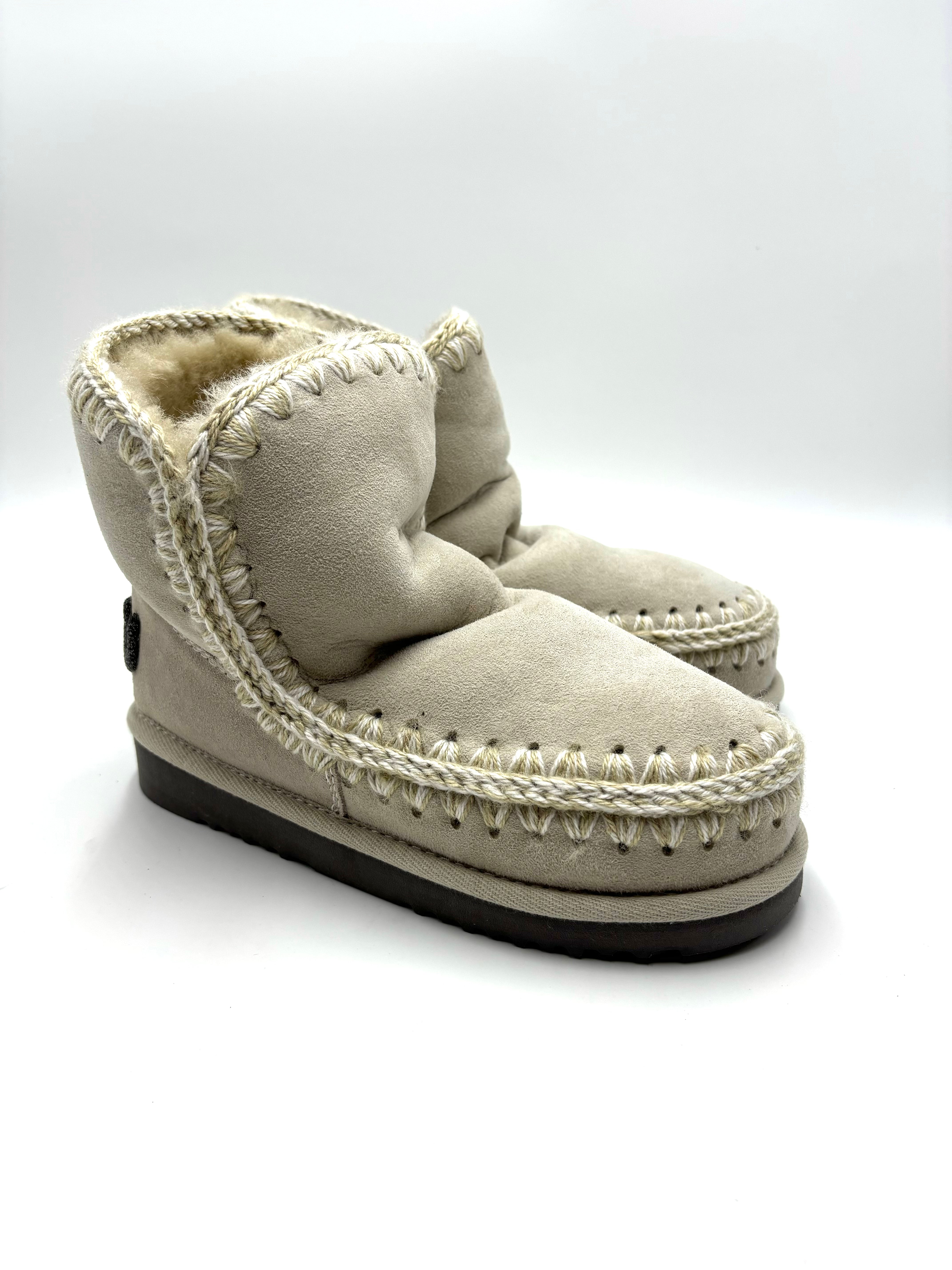 MOU ESKIMO 18 GLITTER LOGO CHLK BIANCO SPORCO