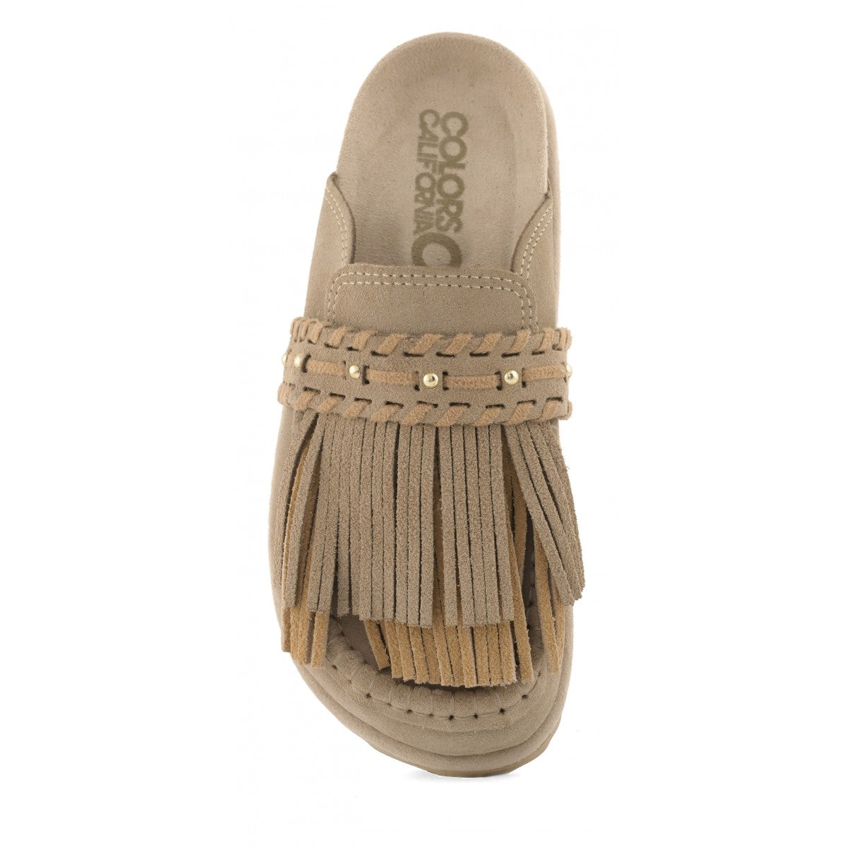 COLORS OF CALIFORNIA SLOFIW Sabot in pelle scamosciata MUD