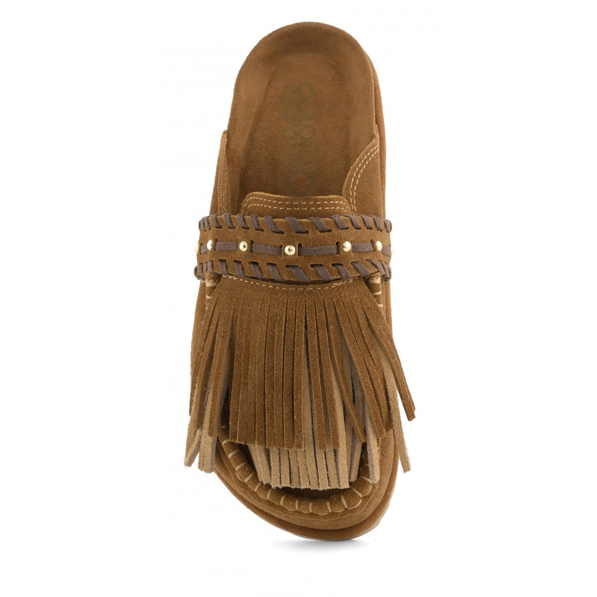 COLORS OF CALIFORNIA SLOFIW Sabot in pelle scamosciata TAN