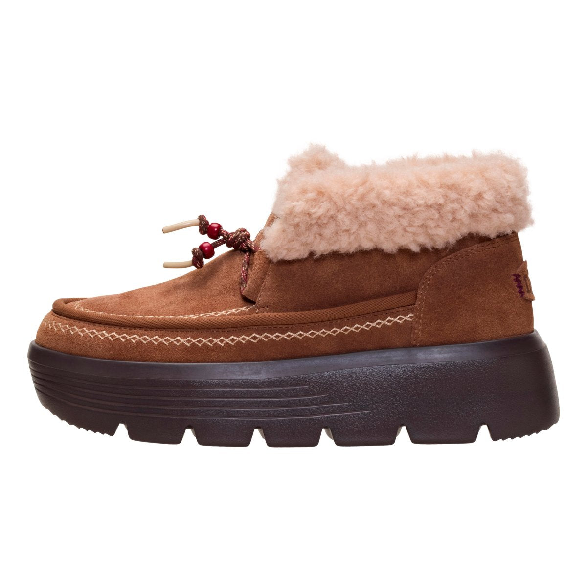 DUDE 45638 AUSTIN EDGE LOUNGE SUEDE COGNAC