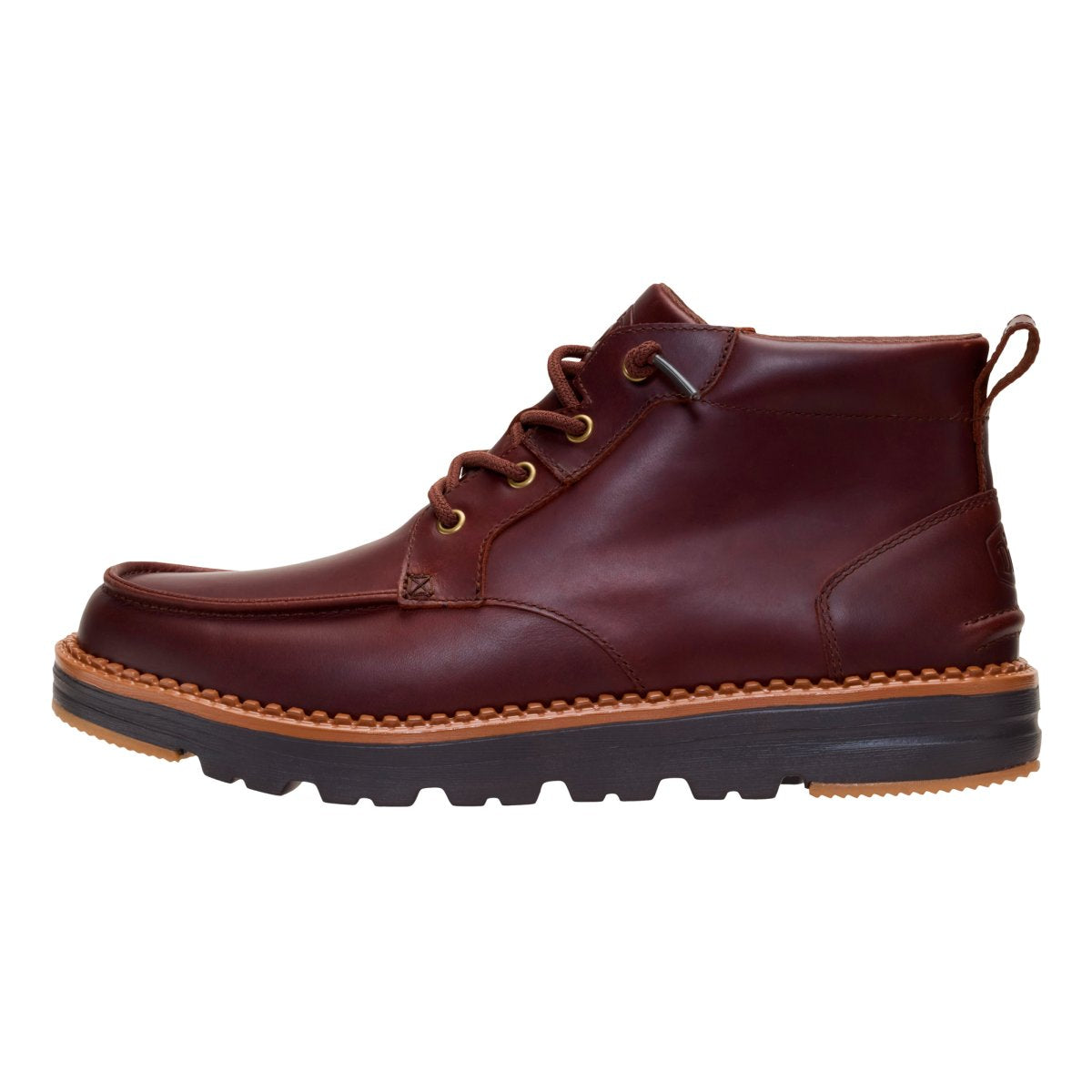 DUDE 45878 FLINT BOOT LEATHER ARGAN OIL CHOCOLATE TORTE