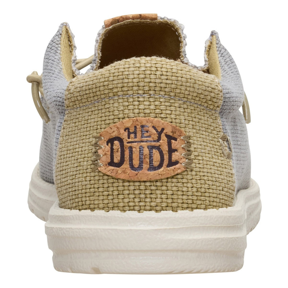 DUDE WALLY BRAIDED FLANNEL GREY OLIVE GREY