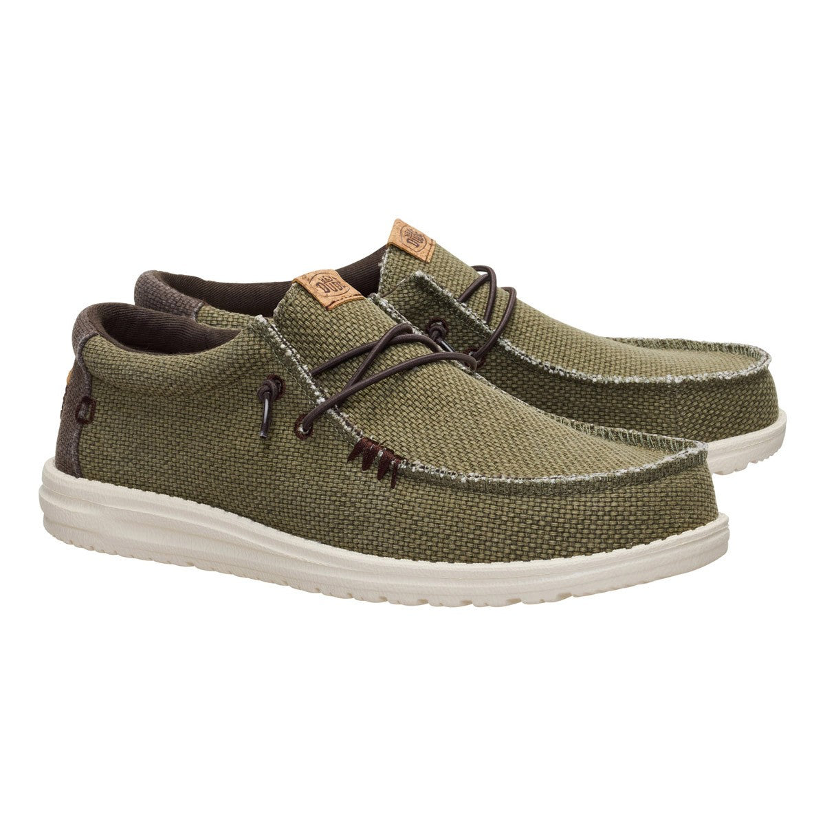 DUDE WALLY BRAIDED BURNT OLIVE DELICIOSO BROWN