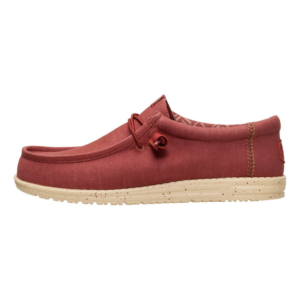 DUDE WALLY STRETCH CANVAS BURNT RED BOULDER TAN