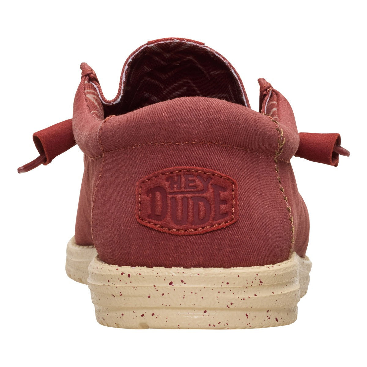 DUDE WALLY STRETCH CANVAS BURNT RED BOULDER TAN