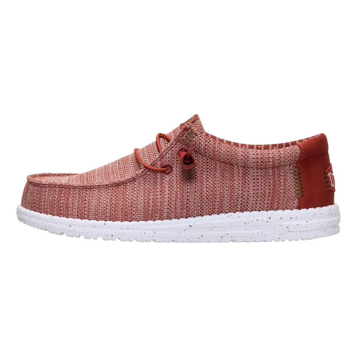 DUDE WALLY STRETCH SOX BURNT RED MULTI