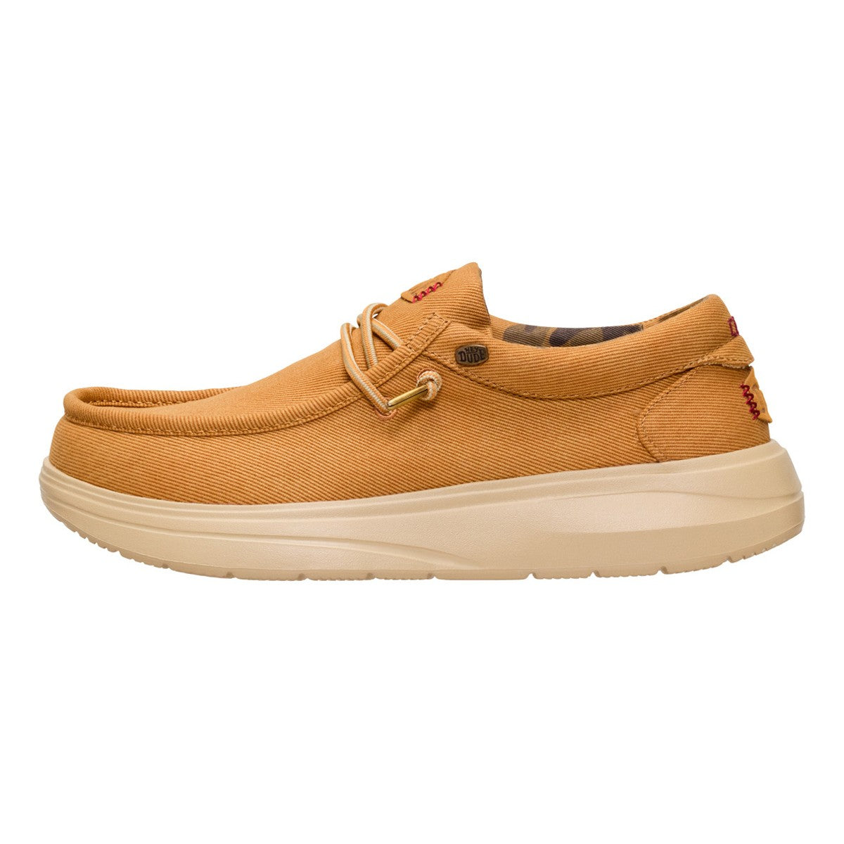 DUDE WALLY COMF WORN TWILL BONE BROWN OLIVE GREY