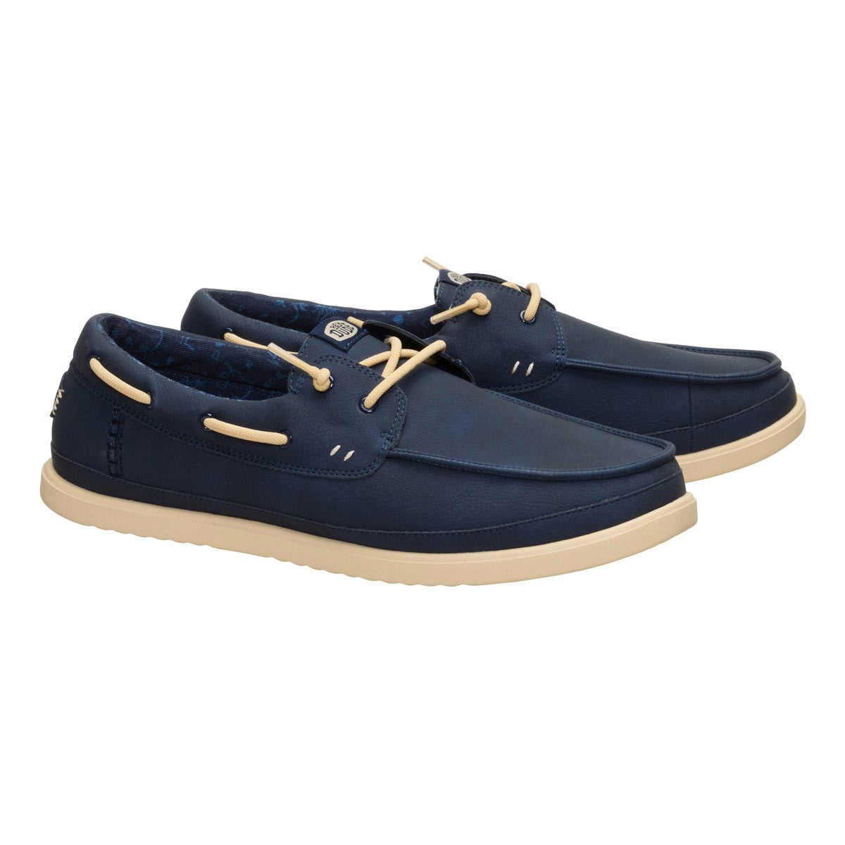 DUDE HARBOR LO CLASSIC NAVY BLAZER BOULDER TAN