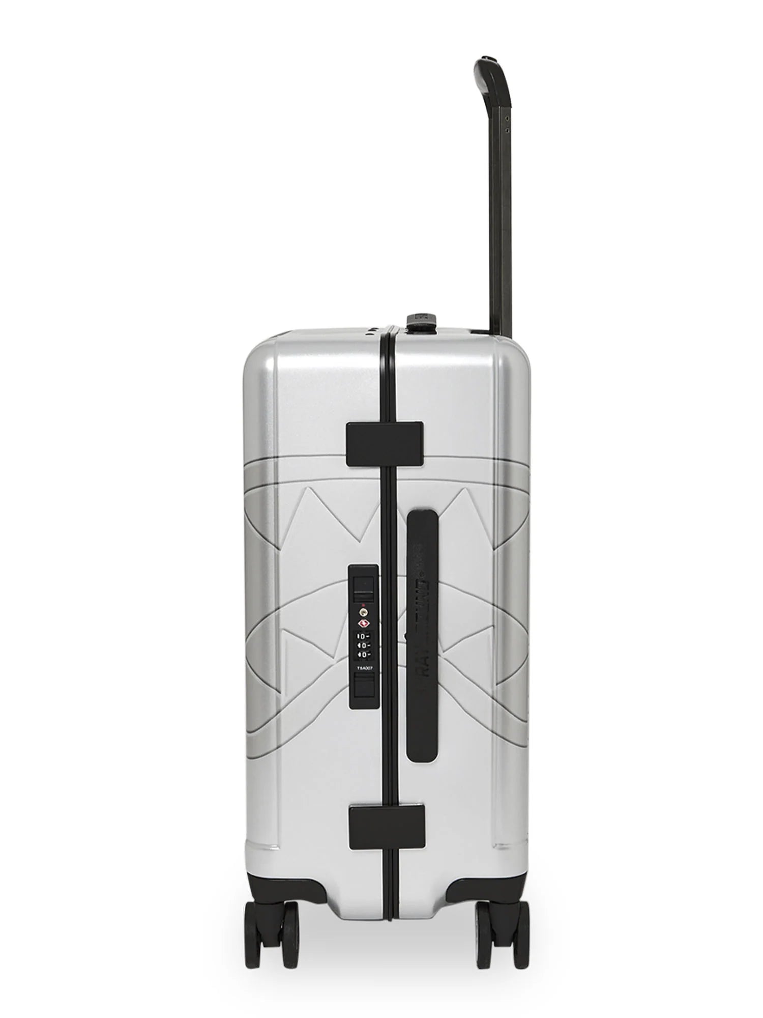 SPRAYGROUND TROLLEY SILVER SIDE DRIP CARRY ON LUGGAGE