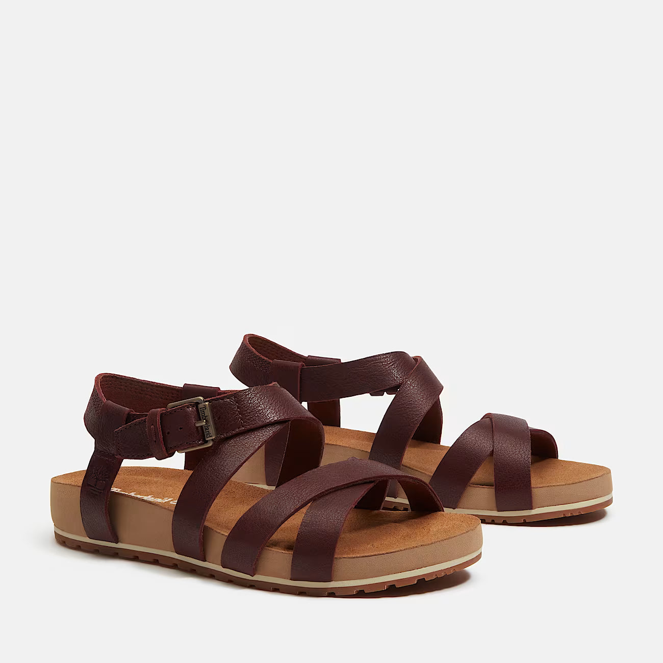 TIMBERLAND SANDALO MALIBU WAVES BACKSTRAP SANDAL BURGUNDY NUBUCK