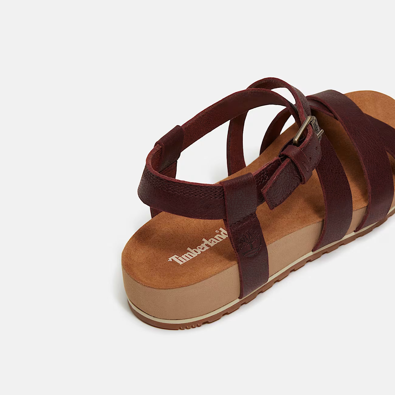 TIMBERLAND SANDALO MALIBU WAVES BACKSTRAP SANDAL BURGUNDY NUBUCK