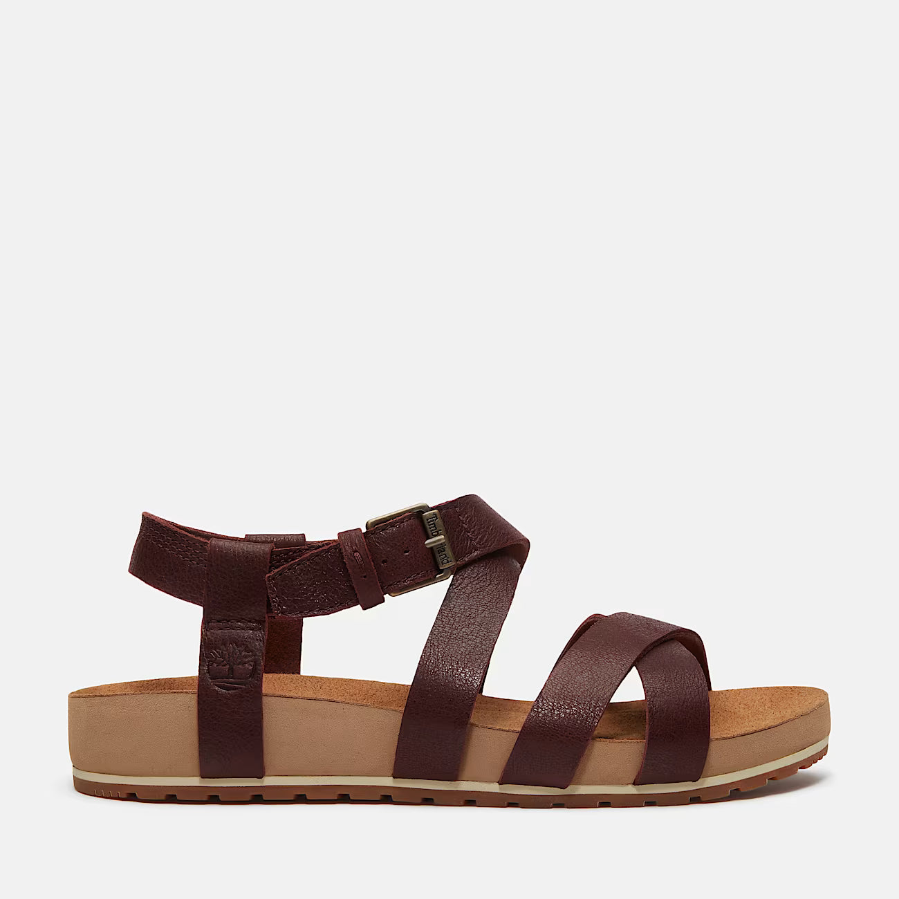 TIMBERLAND SANDALO MALIBU WAVES BACKSTRAP SANDAL BURGUNDY NUBUCK