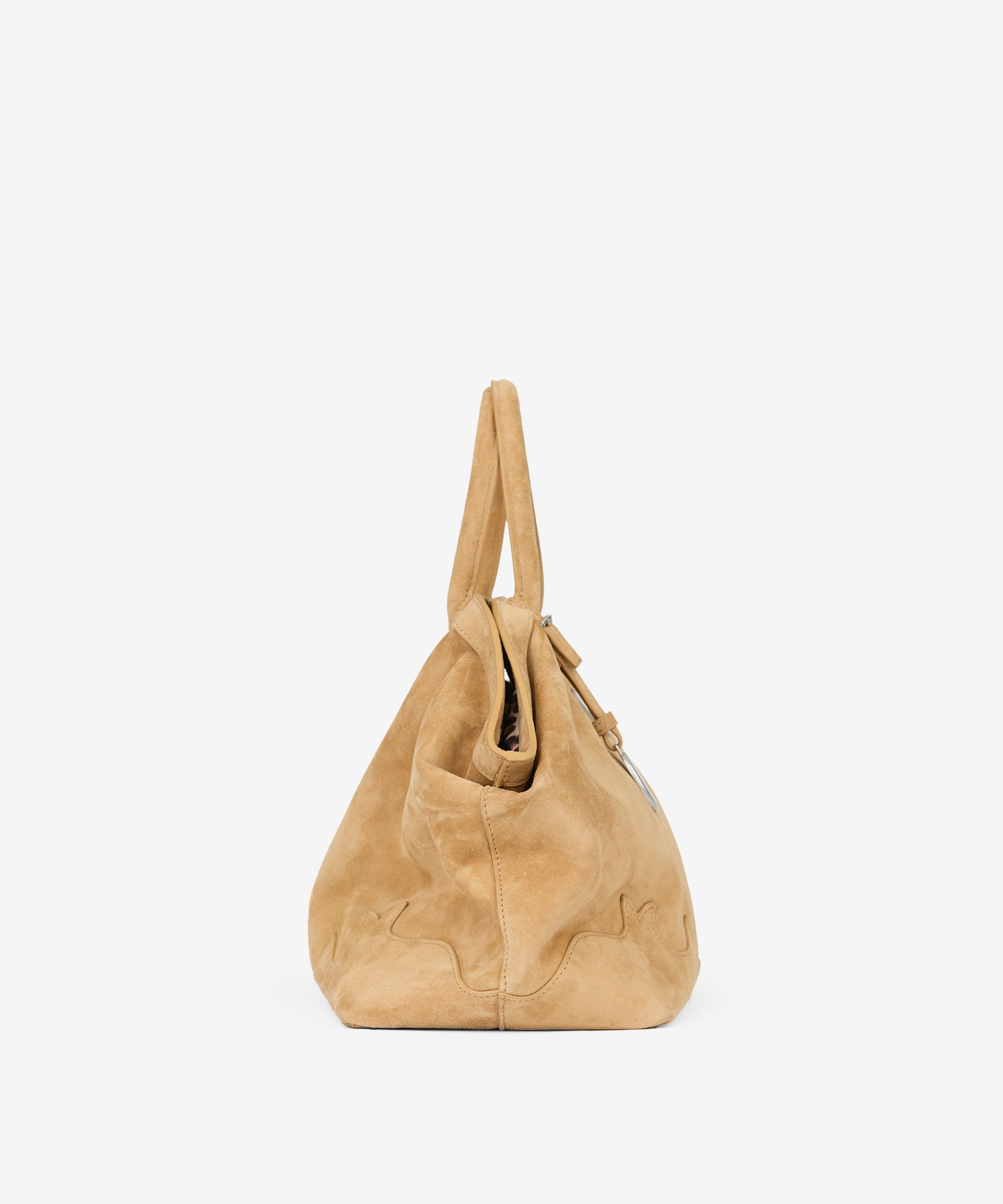 ASH BORSA IN PELLE SUEDE JAQUELINE TEXAS MOKA MOU
