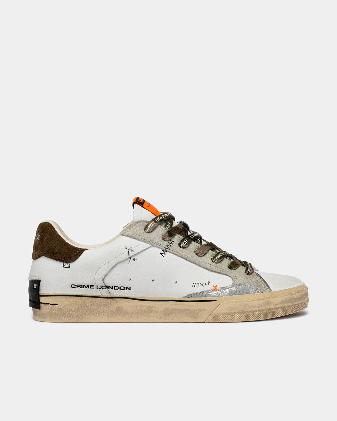 CRIME LONDON SNEAKER DISTRESSED 19071PP8.10