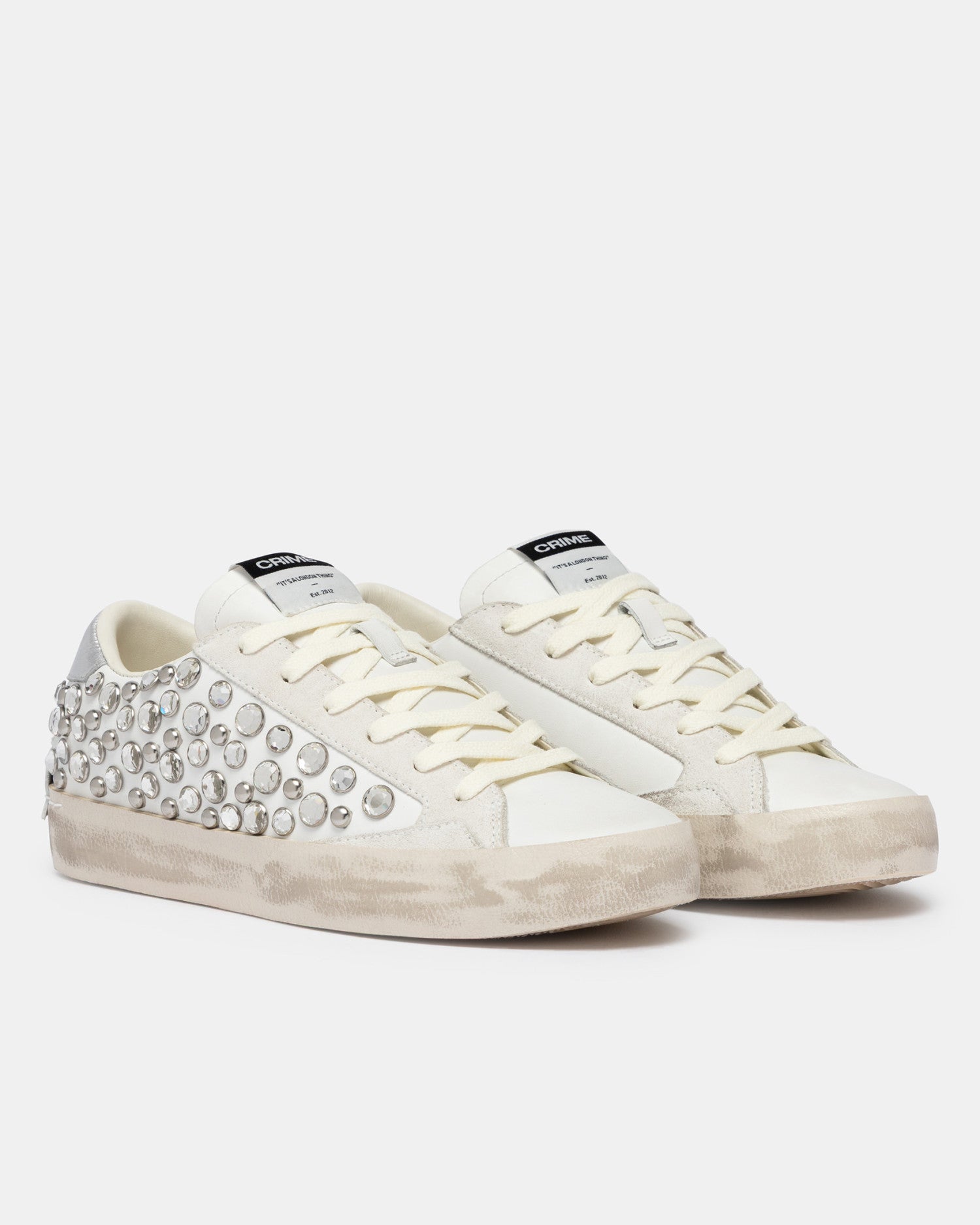 CRIME LONDON SNEAKER DISTRESSED 29010PP8.10