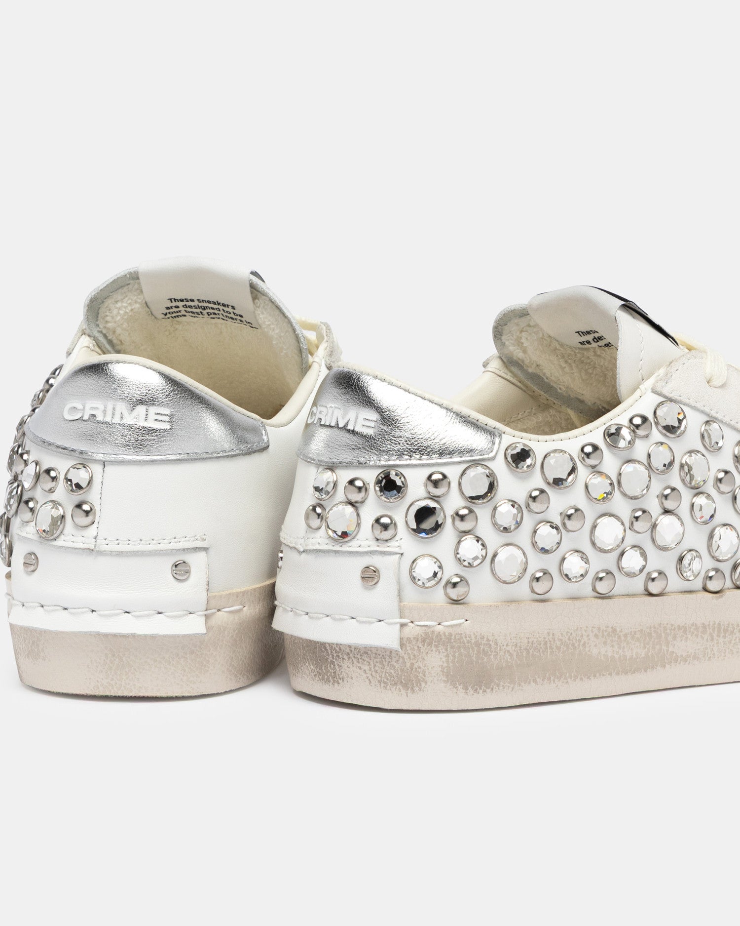 CRIME LONDON SNEAKER DISTRESSED 29010PP8.10