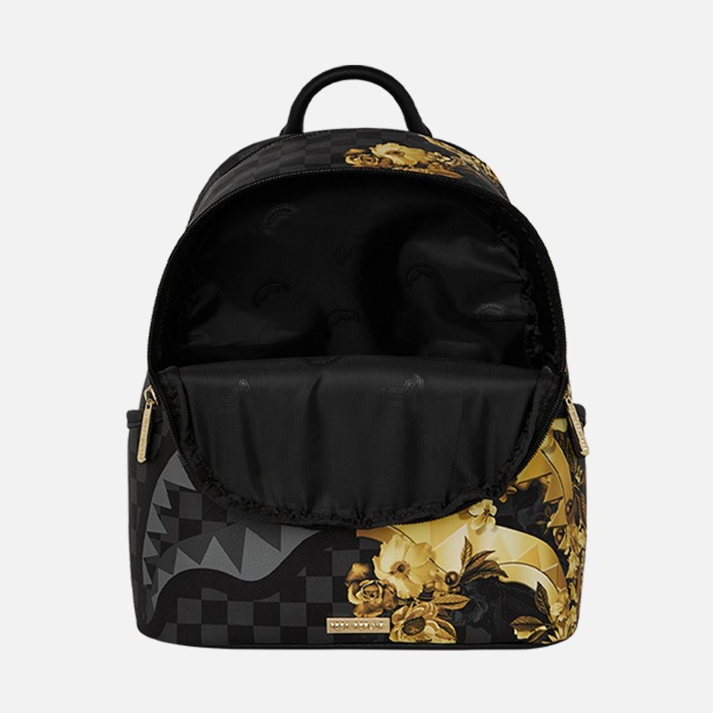 Sprayground ZAINO GOLD FLORAL REMIX SAVAGE BACKPACK
