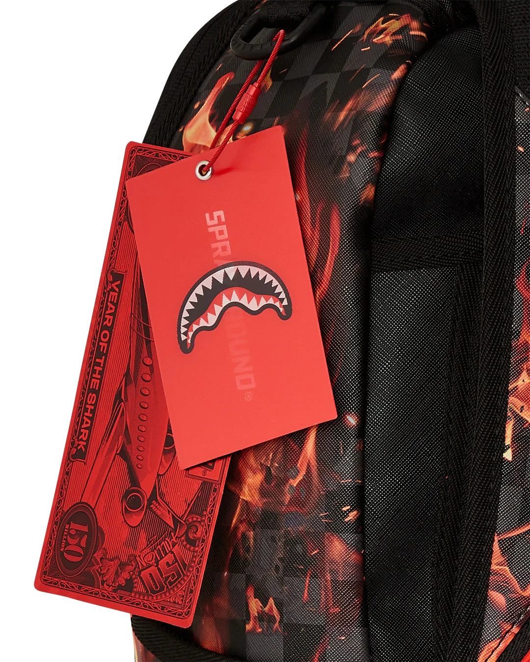 Sprayground ZAINO FIRE & ICE SHARK DLXSV BACKPACK