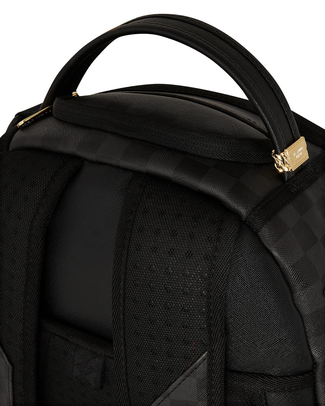 Sprayground ZAINO BLACK CHENILLE SIP DLXSV BACKPACK