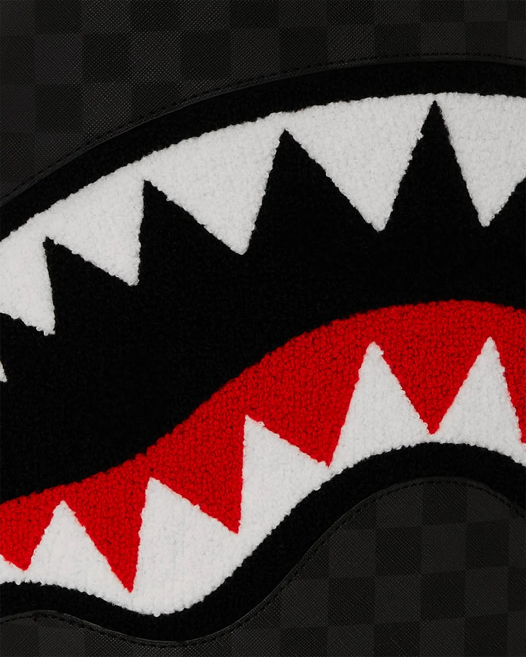 Sprayground ZAINO BLACK CHENILLE SIP DLXSV BACKPACK