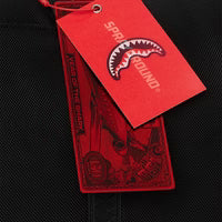 SPRAYGROUND BORSONE PRINTED ZIPPER SHARK DUFFLE