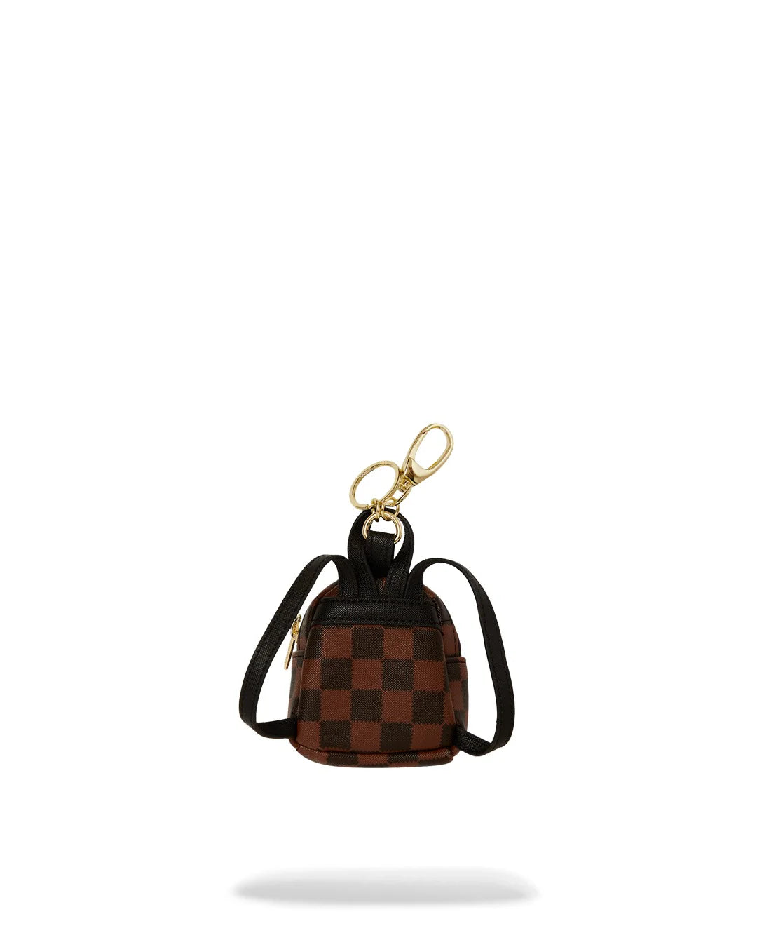 SPRAYGROUND PORTACHIAVI SAWTOOTH SHARKS IN PARIS KEYCHAIN BROWN