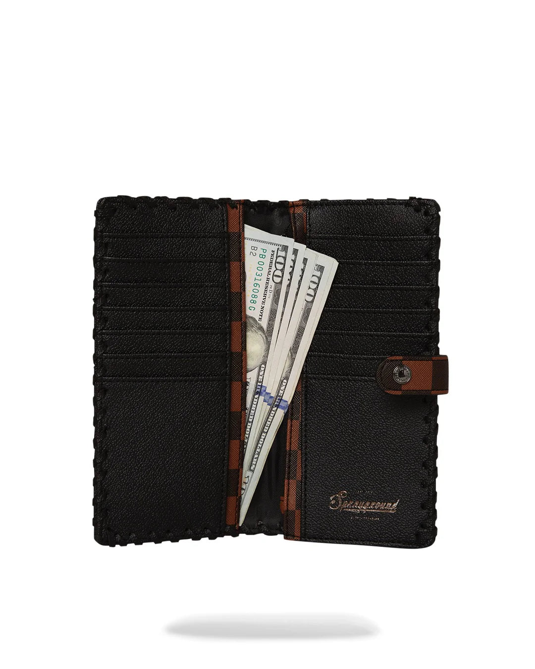 Sprayground PORTAFOGLIO DOSE OF CHECK DEUX WALLET