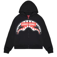 SPRAYGROUND FELPA CAPPUCCIO SMASH LOGO PERFECT FULL-ZIP