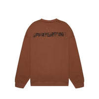 SPRAYGROUND FELPA GIRO COLLO SHARK STAMP CREWNECK