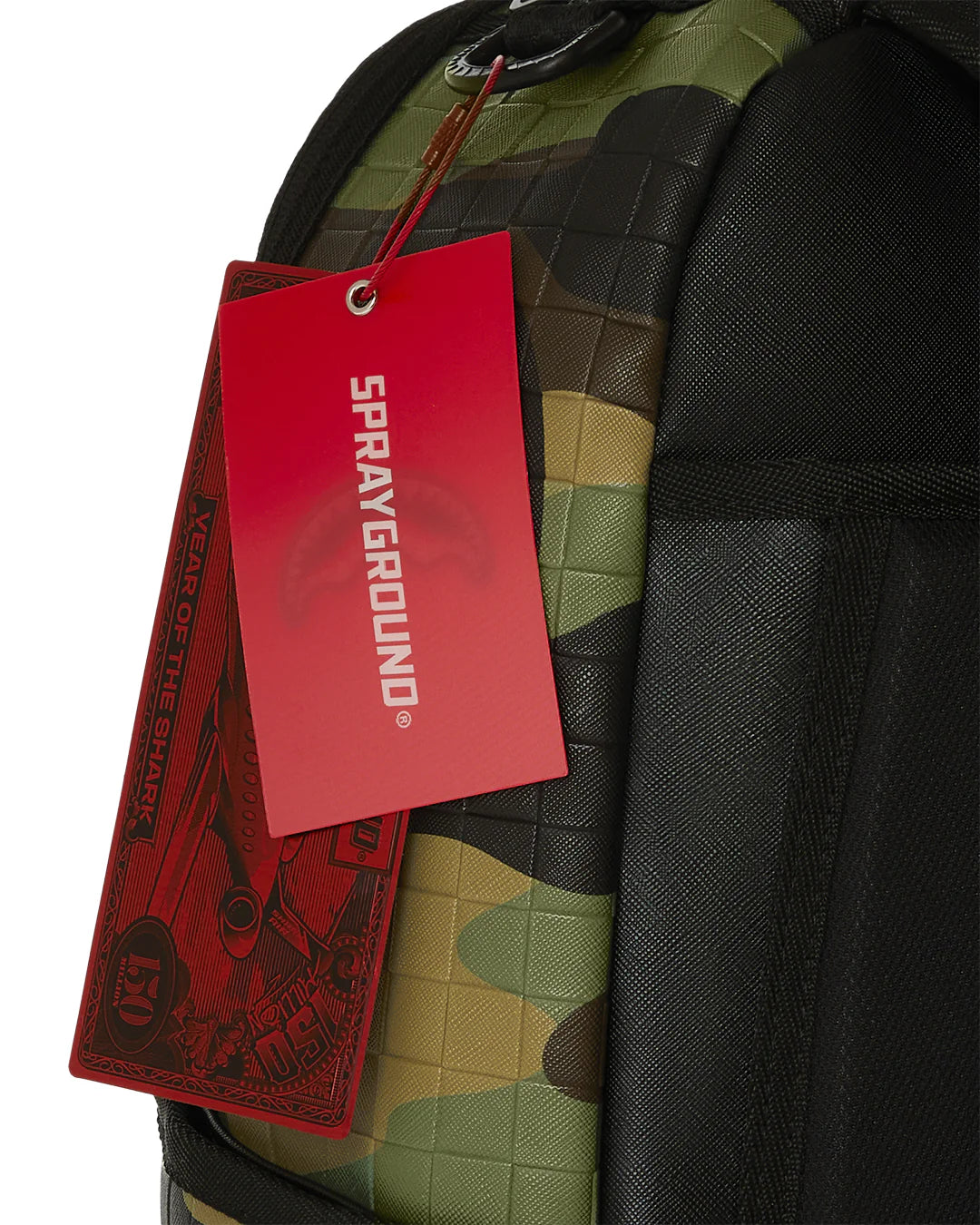 Sprayground ZAINO WOODLAND CAMO CHECK BACKPACK