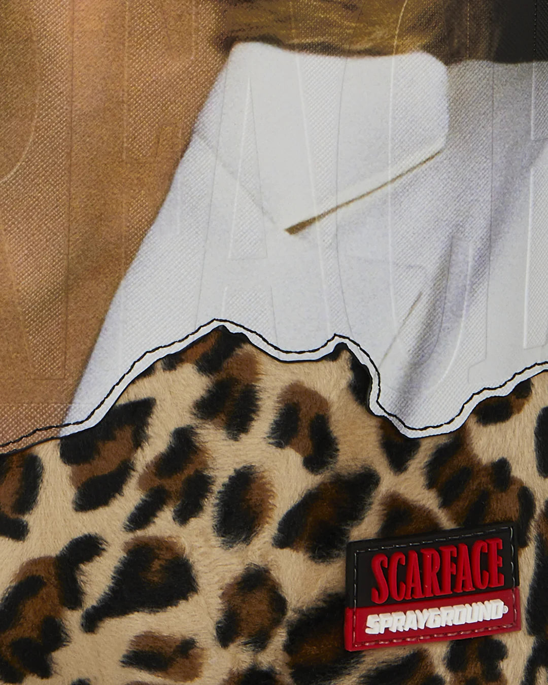 Sprayground ZAINO SCARFACE ELVIRA LEOPARD PRINT BACKPACK
