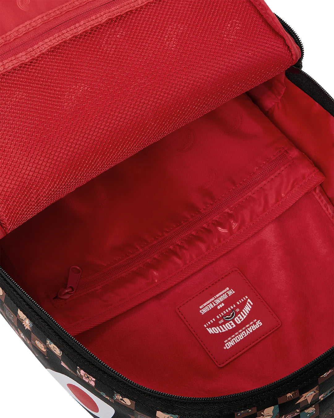 Sprayground ZAINO PEEKING CHARACTERS REMIX DLXSV BACKPACK