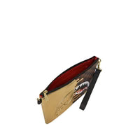 Sprayground POCHETTE SHARKS IN PARIS GOLD DRIP CROSSOVER CLUTCH