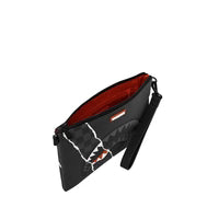 Sprayground POCHETTE CENTER RIP REVEALING GRAY CHECK CROSSOVER CLUTCH