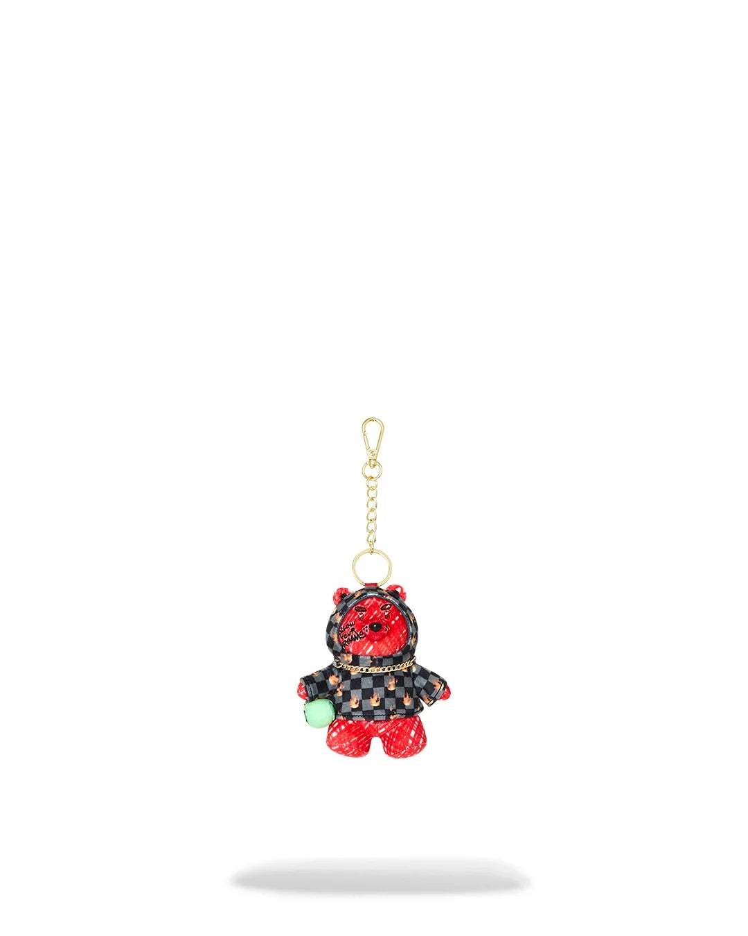 SPRAYGROUND PORTACHIAVI DIABLO SCRIBBLE BEAR KEYCHAIN