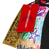 Sprayground ZAINO SPRAY POETRY SPLIT MINI BACKPACK
