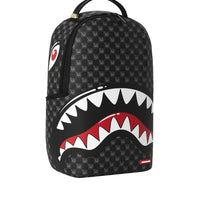 Sprayground ZAINO SHARKS IN PARIS WTF BUBBLY BLACK CHECK BACKPACK