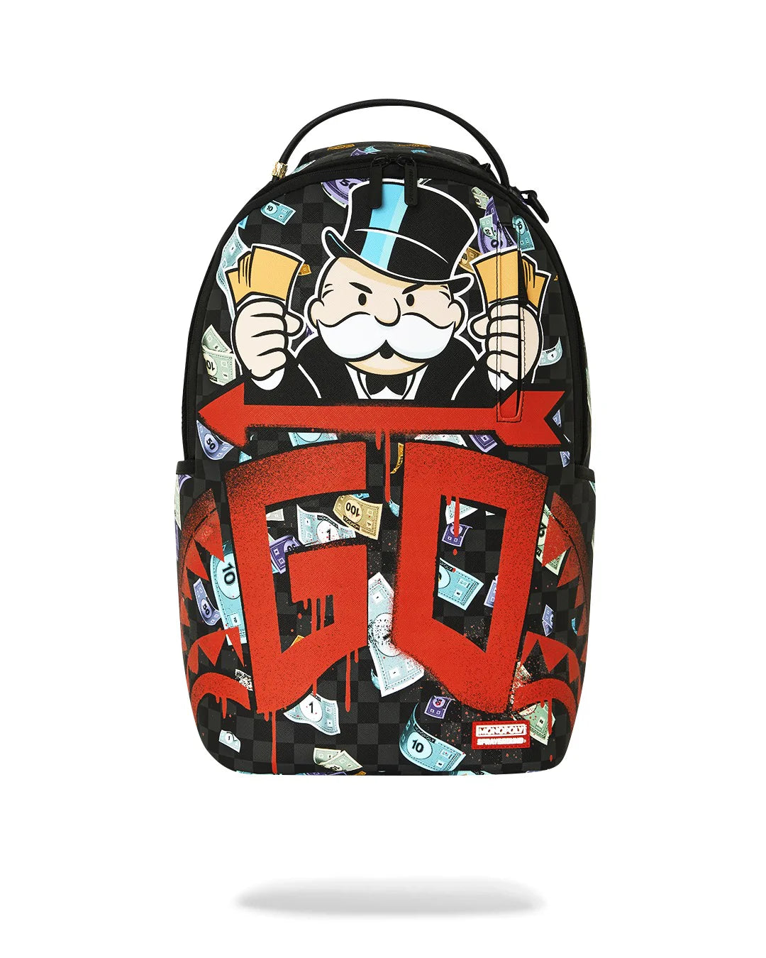 Sprayground ZAINO MONOPOLY GO SHARKMOUTH STENCIL BACKPACK