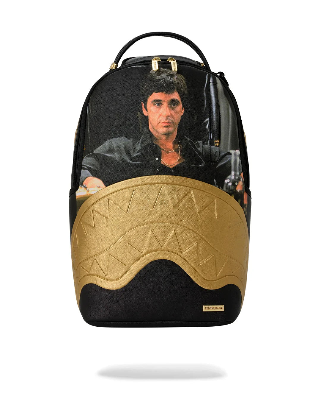 Sprayground ZAINO SCARFACE GOLD EMBOSSED BACKPACK