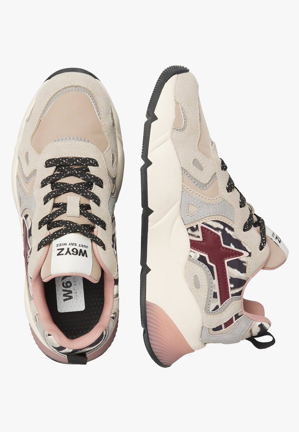 W6YZ SARAH ANIMAL LIGHT GREY BORDEAUX