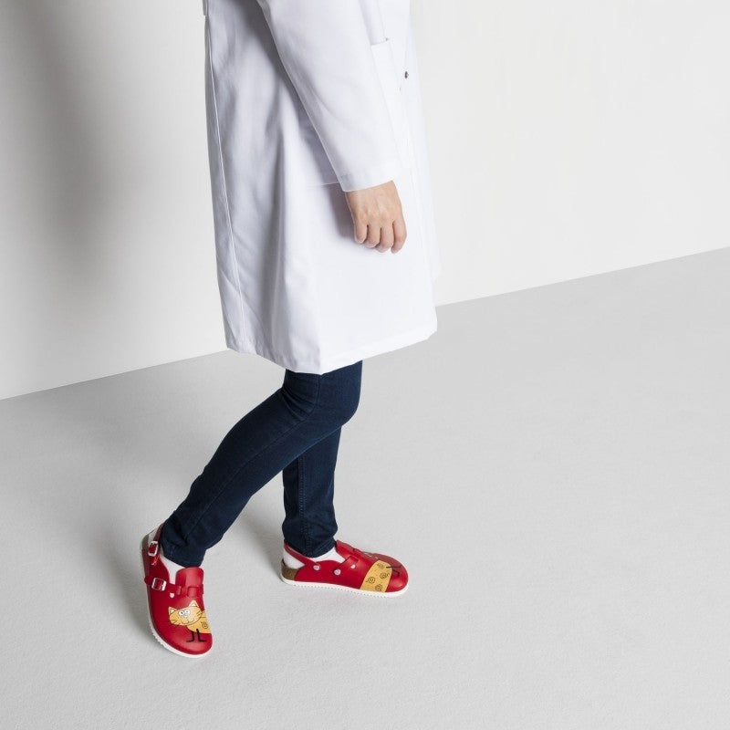 BIRKENSTOCK KAY CAT RED