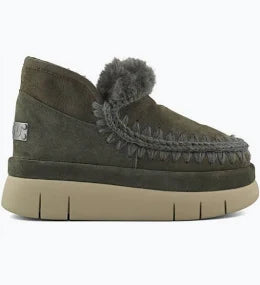 MOU ESKIMO BOUNCE WELT SNEAKER SUEDE BKOL