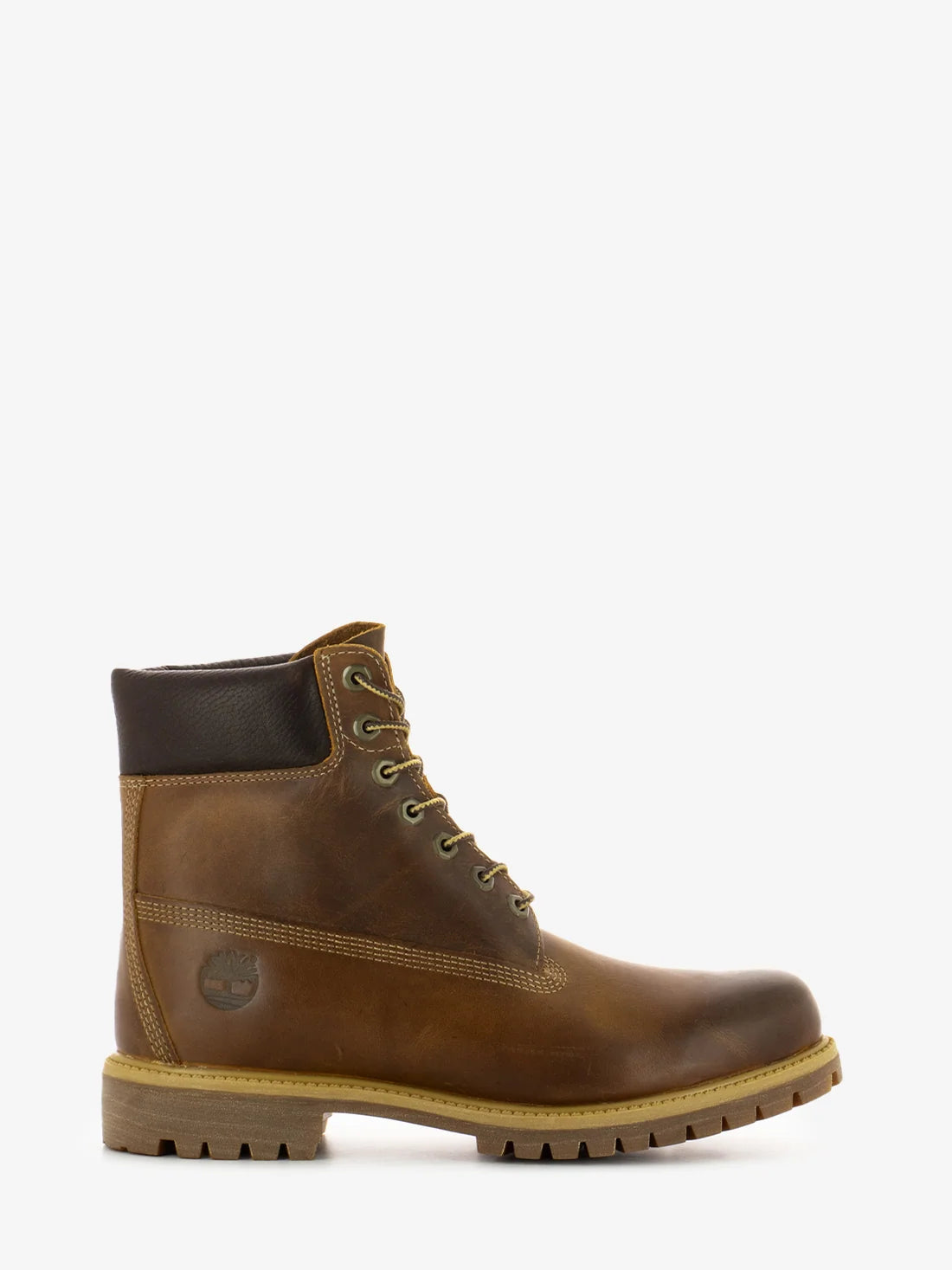 TIMBERLAND STONE STREET 6 INCH LACE UP  PLATFORM WATERPROOF BOOT WHEAT MARRONE