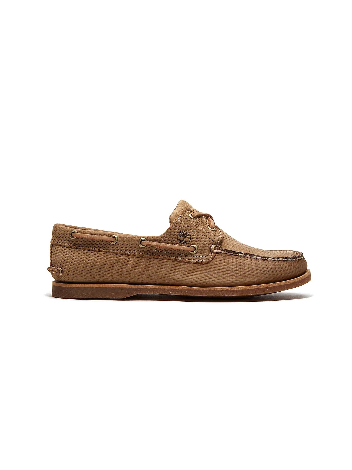TIMBERLAND VELA CLASSIC BOAT SHOE MEDIUM BEIGE NUBUCK